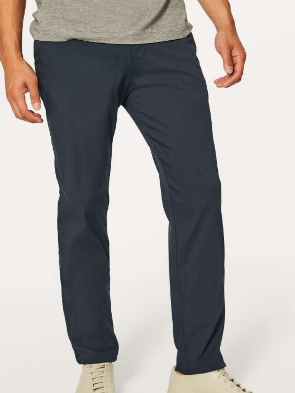 Lululemon Commission Pant Men’s 34x32 Grey Classic Fit Swift Cotton